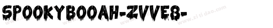 SpookyBooah-ZVVE8字体转换