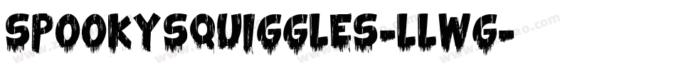 SpookySquiggles-LLwG字体转换