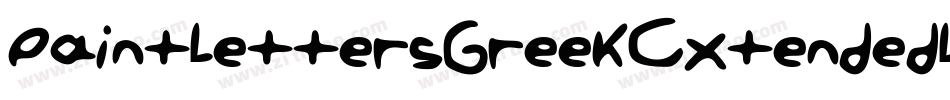 PaintLettersGreekExtendedLight-r4eB字体转换