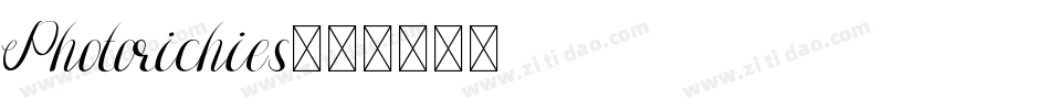 Photorichies字体转换
