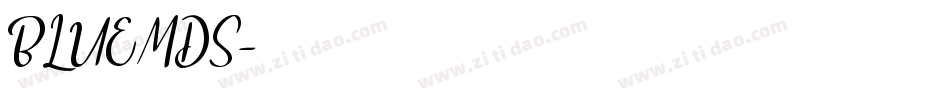 BLUEMDS字体转换