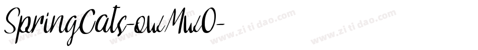 SpringCats-owMw0字体转换