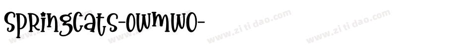 SpringCats-owMw0字体转换
