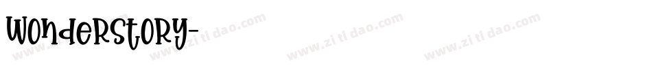 Wonderstory字体转换