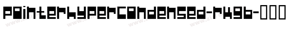 PointerHypercondensed-rK9B字体转换
