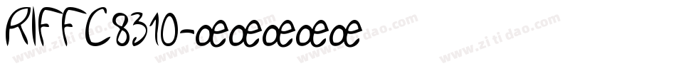 RIFFC8310字体转换