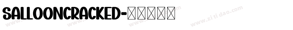 SalloonCracked字体转换