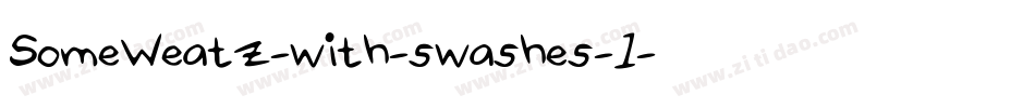 SomeWeatz-with-swashes-1字体转换