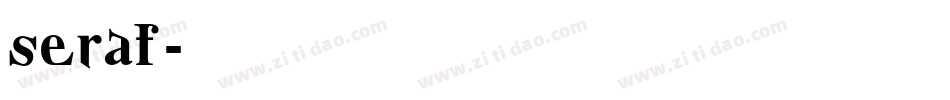 seraf字体转换