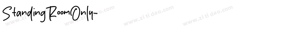 StandingRoomOnly字体转换