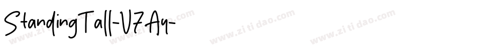 StandingTall-V7Ay字体转换