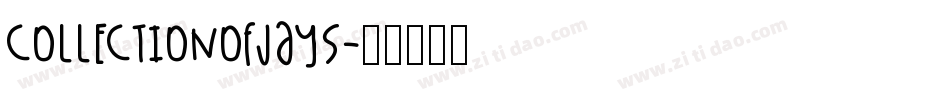 CollectionOfJays字体转换
