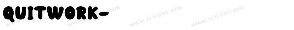 QuitWork字体转换