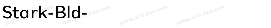 Stark-Bld字体转换