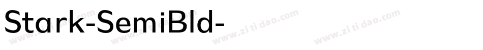 Stark-SemiBld字体转换