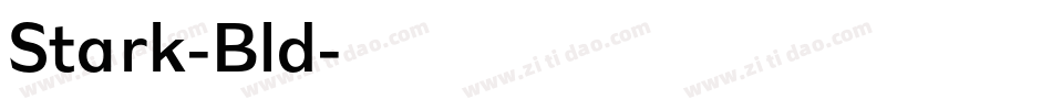 Stark-Bld字体转换