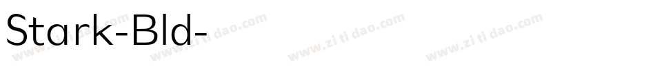 Stark-Bld字体转换