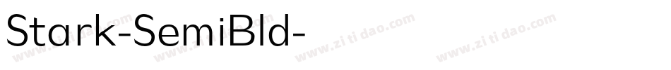 Stark-SemiBld字体转换