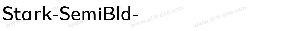 Stark-SemiBld字体转换