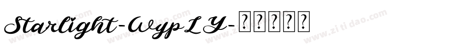 Starlight-WypLY字体转换