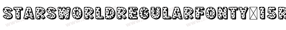 StarsWorldRegularFonty-15rM字体转换