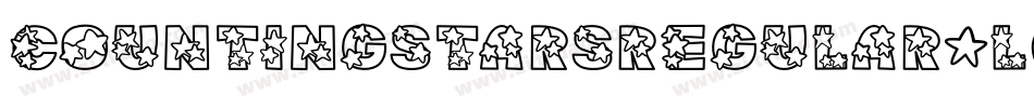 CountingStarsRegular-Lqdg字体转换