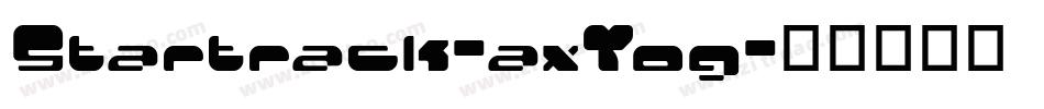 Startrack-axYog字体转换