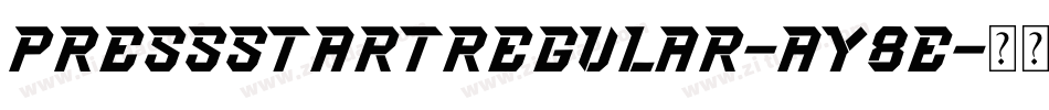 PressStartRegular-ay8E字体转换