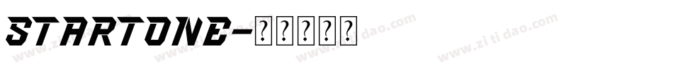 Startone字体转换