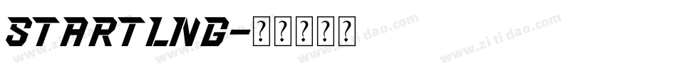 startlng字体转换