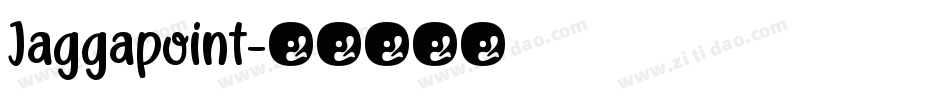 Jaggapoint字体转换