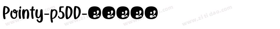 Pointy-p5DD字体转换