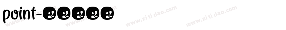 point字体转换