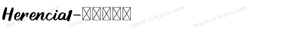 Herencia1字体转换