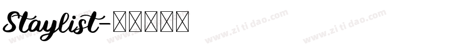 Staylist字体转换