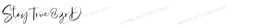 StayTrue-8zrD字体转换