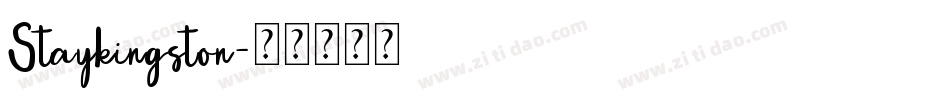 Staykingston字体转换