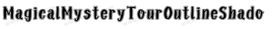 MagicalMysteryTourOutlineShadow-JGgn字体转换