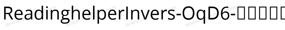 ReadinghelperInvers-OqD6字体转换