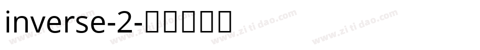 inverse-2字体转换