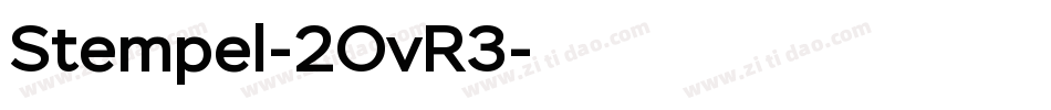 Stempel-2OvR3字体转换