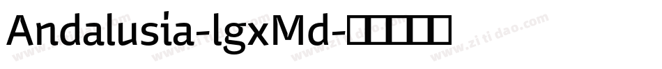 Andalusia-lgxMd字体转换