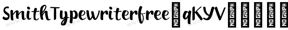 SmithTypewriterfree-qKYV字体转换