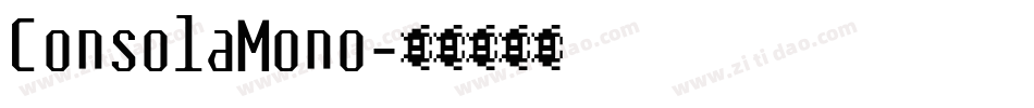 ConsolaMono字体转换