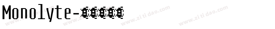 Monolyte字体转换