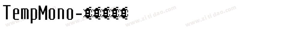 TempMono字体转换