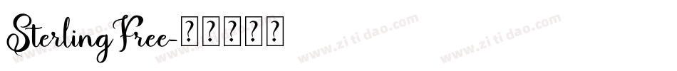SterlingFree字体转换