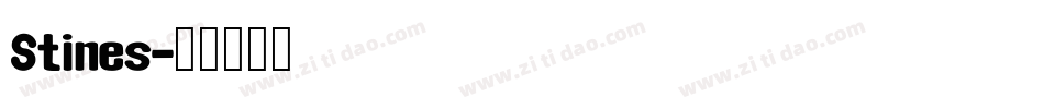 Stines字体转换