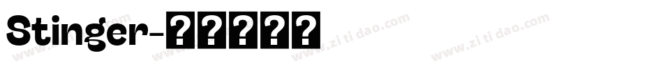 Stinger字体转换