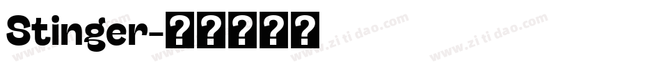 Stinger字体转换